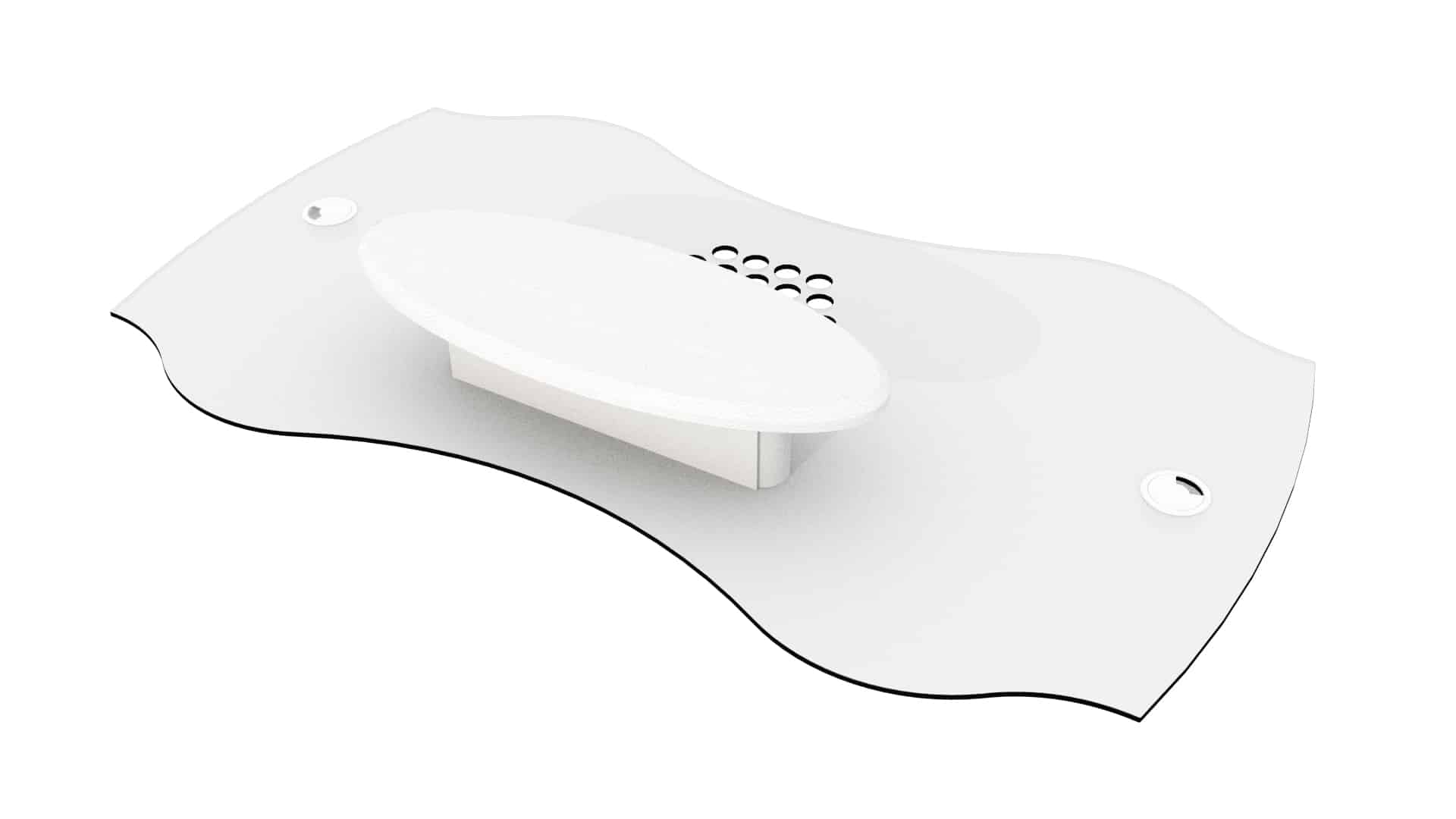 Hand rest oval for nail salons